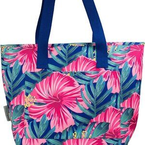 Steel Mill & Co Cooler Tote - Pink Hibiscus